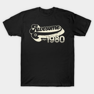 40th birthday gifts for men and women 1980 gift 40 years old T-Shirt